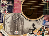 Taylor Swift one of a kind signed acoustic guitar. PSA authenticated